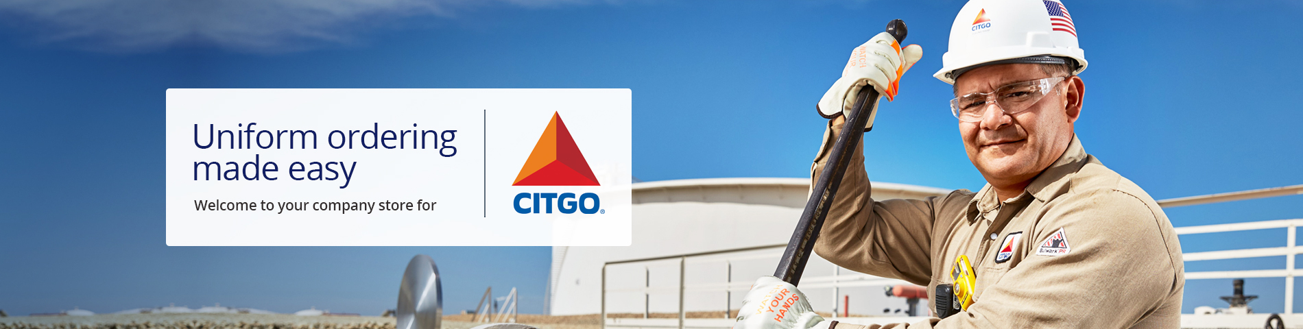 Uniform ordering made easy Welcome to your company store for Gitgo Terminals and Pipeline