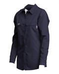 Women's Lapco FR Uniform Shirt 6.5oz. Westex DH | Navy