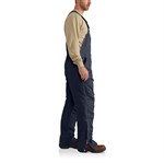 Men's Carhartt FR Quick Duck Lined Bib Overall | Navy