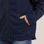 Men's Ariat FR DuraLight Stretch Canvas Jacket | Navy