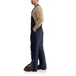 Men's Carhartt FR Quick Duck Lined Bib Overall | Navy