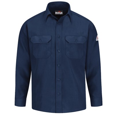 Men's Bulwark FR Lightweight Nomex Uniform Shirt | Navy