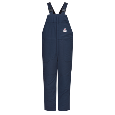 Men's Bulwark Midweight Excel FR ComforTouch Deluxe Insulated Bib Overall | Navy