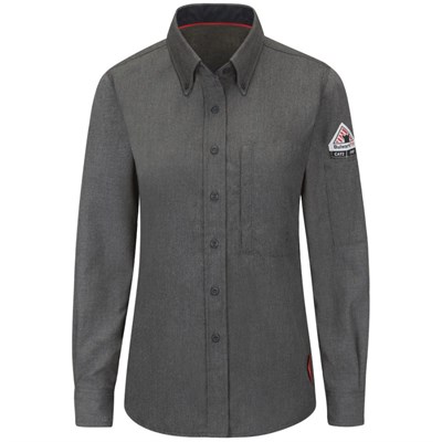 Women's Bulwark FR iQ Series Comfort Woven Lightweight Shirt | Dark Grey