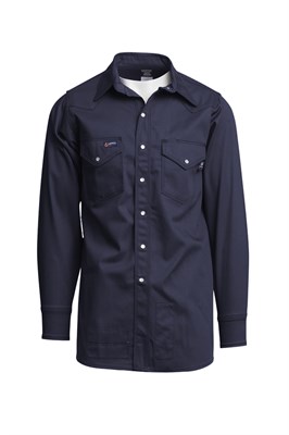 Men's Lapco FR 7oz. Western Shirt | Navy